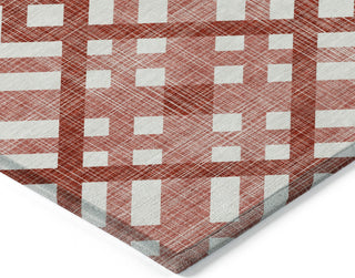 Piper Looms Chantille Geometric ACN616 Red Area Rug