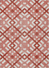 Piper Looms Chantille Geometric ACN616 Red Area Rug