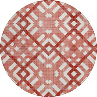 Piper Looms Chantille Geometric ACN616 Red Area Rug