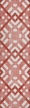 Piper Looms Chantille Geometric ACN616 Red Area Rug