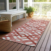 Piper Looms Chantille Geometric ACN616 Red Area Rug