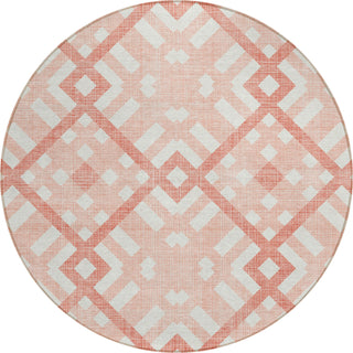 Piper Looms Chantille Geometric ACN616 Salmon Area Rug