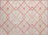 Piper Looms Chantille Geometric ACN616 Salmon Area Rug