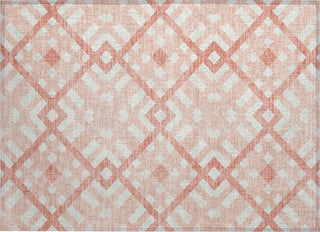 Piper Looms Chantille Geometric ACN616 Salmon Area Rug