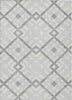 Piper Looms Chantille Geometric ACN616 Silver Area Rug