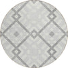 Piper Looms Chantille Geometric ACN616 Silver Area Rug