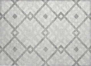 Piper Looms Chantille Geometric ACN616 Silver Area Rug