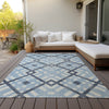 Piper Looms Chantille Geometric ACN616 Sky Area Rug