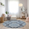 Piper Looms Chantille Geometric ACN616 Sky Area Rug