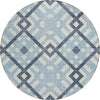 Piper Looms Chantille Geometric ACN616 Sky Area Rug