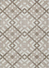 Piper Looms Chantille Geometric ACN616 Taupe Area Rug