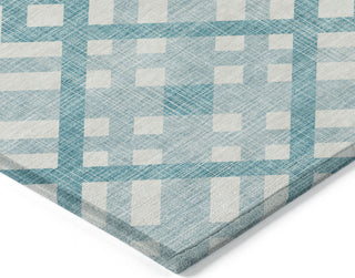 Piper Looms Chantille Geometric ACN616 Teal Area Rug