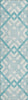 Piper Looms Chantille Geometric ACN616 Teal Area Rug