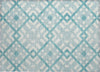 Piper Looms Chantille Geometric ACN616 Teal Area Rug