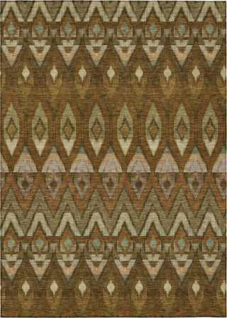 Piper Looms Chantille Southwest ACN617 Brown Area Rug