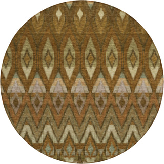 Piper Looms Chantille Southwest ACN617 Brown Area Rug