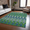 Piper Looms Chantille Southwest ACN617 Green Area Rug Lifestyle Image Feature