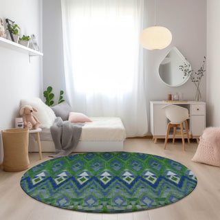 Piper Looms Chantille Southwest ACN617 Green Area Rug