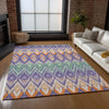 Piper Looms Chantille Southwest ACN617 Purple Area Rug