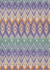 Piper Looms Chantille Southwest ACN617 Purple Area Rug