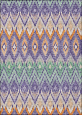 Piper Looms Chantille Southwest ACN617 Purple Area Rug