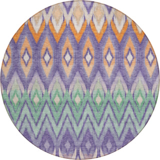 Piper Looms Chantille Southwest ACN617 Purple Area Rug