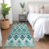 Piper Looms Chantille Southwest ACN617 Teal Area Rug