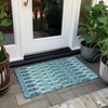 Piper Looms Chantille Southwest ACN617 Teal Area Rug