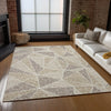 Piper Looms Chantille Geometric ACN618 Brown Area Rug