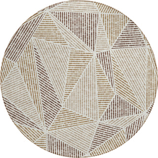 Piper Looms Chantille Geometric ACN618 Brown Area Rug