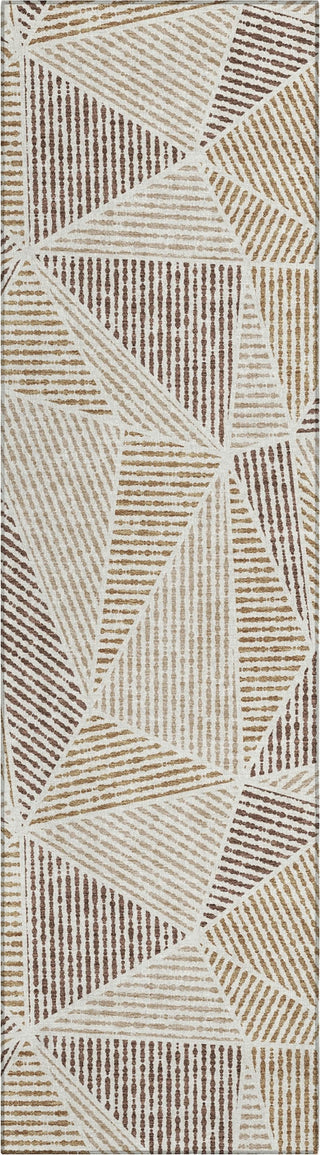 Piper Looms Chantille Geometric ACN618 Brown Area Rug