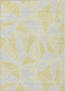 Piper Looms Chantille Geometric ACN618 Gold Area Rug