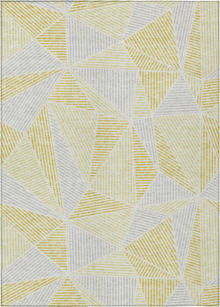 Piper Looms Chantille Geometric ACN618 Gold Area Rug