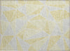 Piper Looms Chantille Geometric ACN618 Gold Area Rug