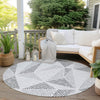 Piper Looms Chantille Geometric ACN618 Gray Area Rug