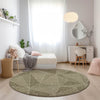 Piper Looms Chantille Geometric ACN618 Khaki Area Rug