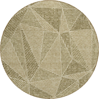 Piper Looms Chantille Geometric ACN618 Khaki Area Rug