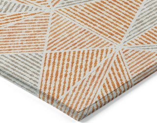 Piper Looms Chantille Geometric ACN618 Orange Area Rug