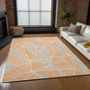 Piper Looms Chantille Geometric ACN618 Orange Area Rug