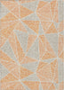 Piper Looms Chantille Geometric ACN618 Orange Area Rug