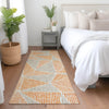 Piper Looms Chantille Geometric ACN618 Orange Area Rug