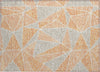 Piper Looms Chantille Geometric ACN618 Orange Area Rug