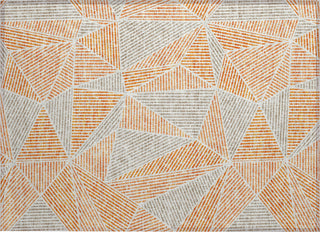 Piper Looms Chantille Geometric ACN618 Orange Area Rug