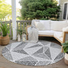 Piper Looms Chantille Geometric ACN618 Pewter Area Rug