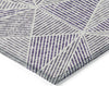 Piper Looms Chantille Geometric ACN618 Purple Area Rug