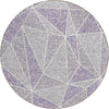 Piper Looms Chantille Geometric ACN618 Purple Area Rug