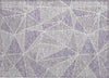 Piper Looms Chantille Geometric ACN618 Purple Area Rug