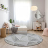 Piper Looms Chantille Geometric ACN618 Taupe Area Rug