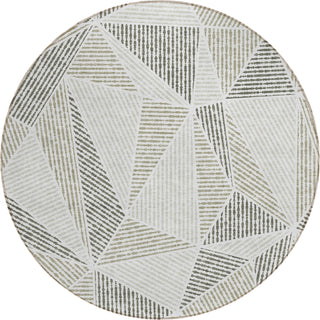 Piper Looms Chantille Geometric ACN618 Taupe Area Rug