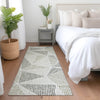 Piper Looms Chantille Geometric ACN618 Taupe Area Rug